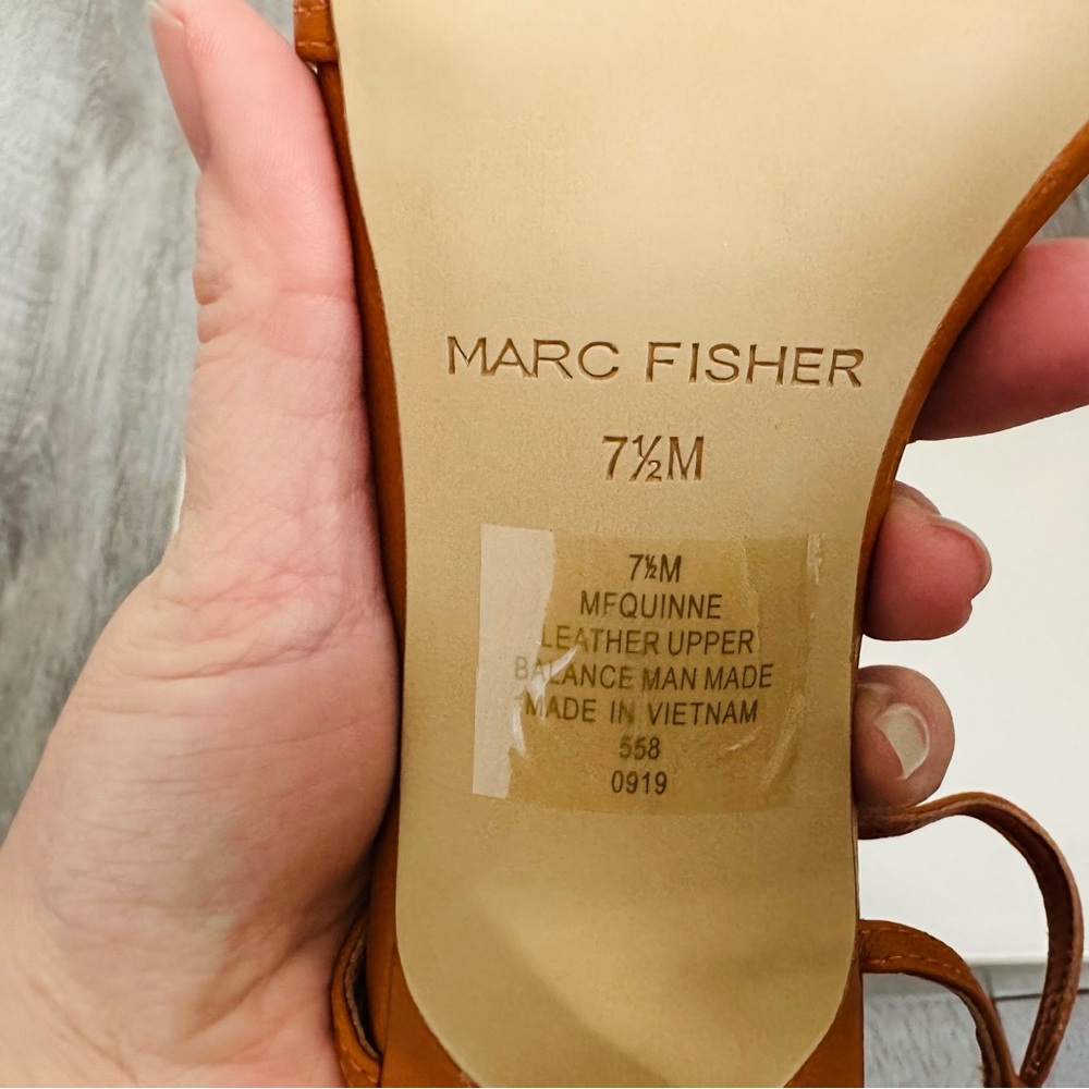 Marc Fisher Tangerine Strappy Sandals - Picture 6 of 7